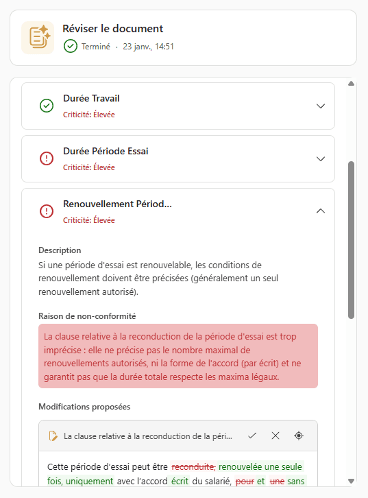 Révision de documents screenshot